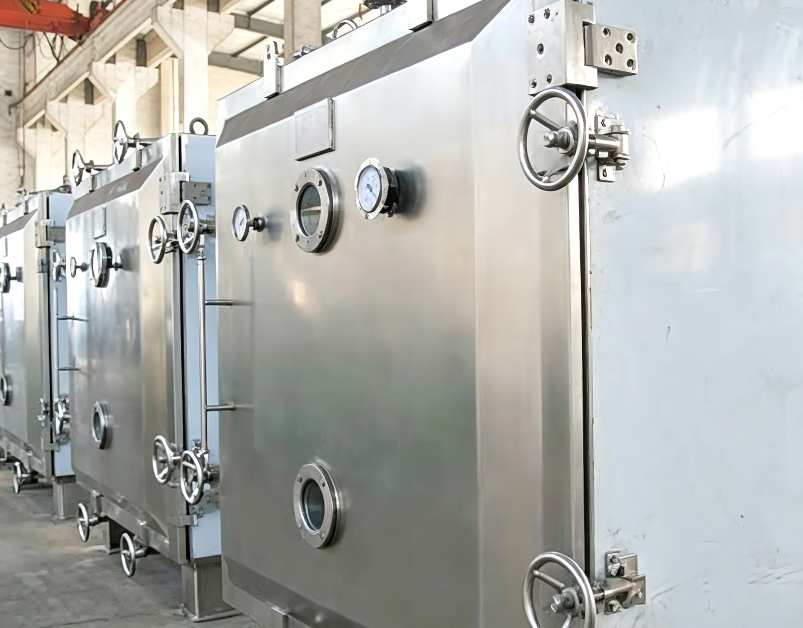 48-tray industrial vacuum dryer