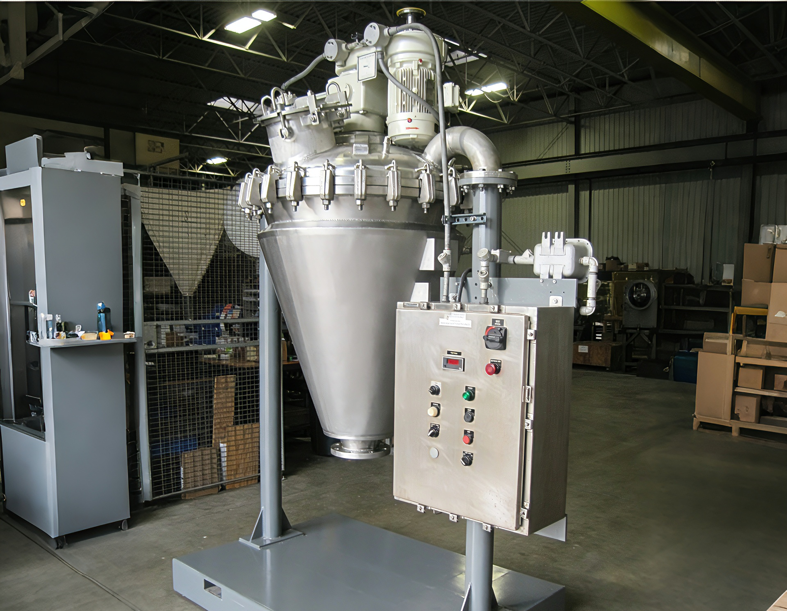 Conical Vacuum Dryer configuration process