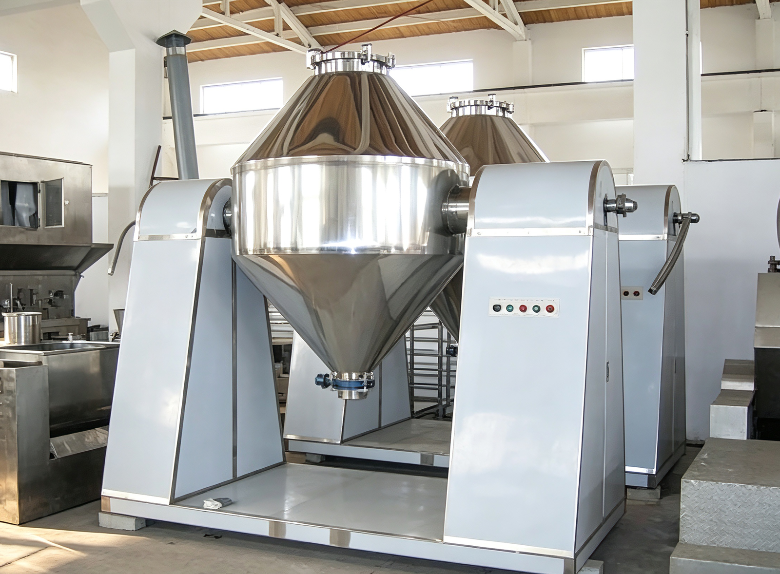 Double Cone Vacuum Dryer rotating batch vacuum dryer