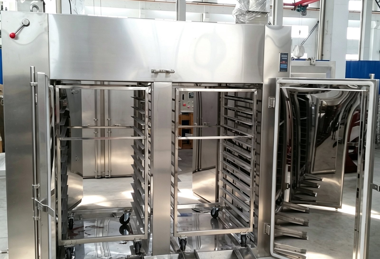 Hot-air tray dryer equipment