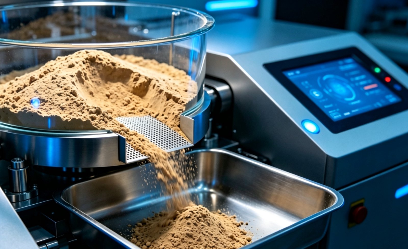 Moisture analysis of dried powder