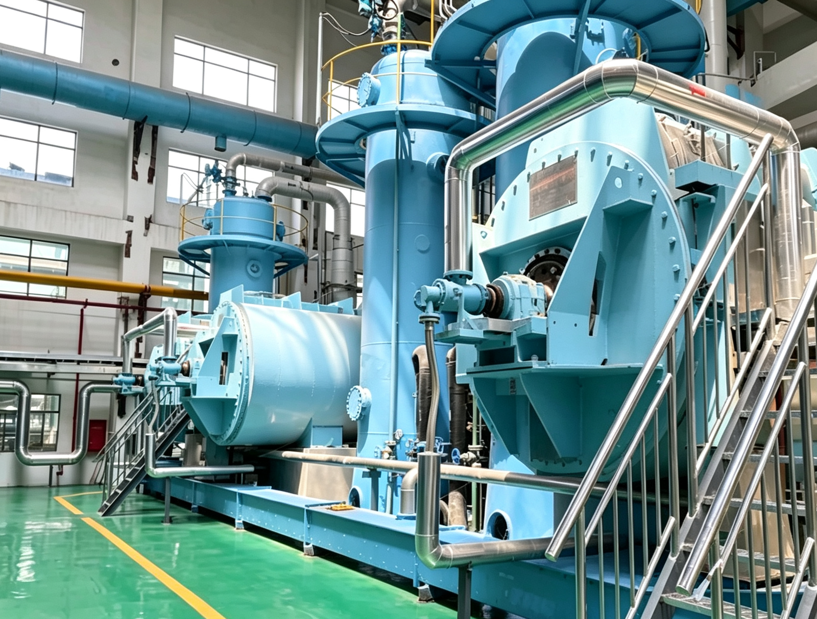 Complete industrial sludge drying system integration