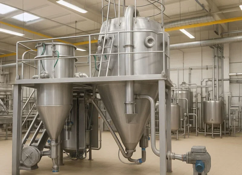 Request an industrial milk powder spray dryer quotation from JEXDRY