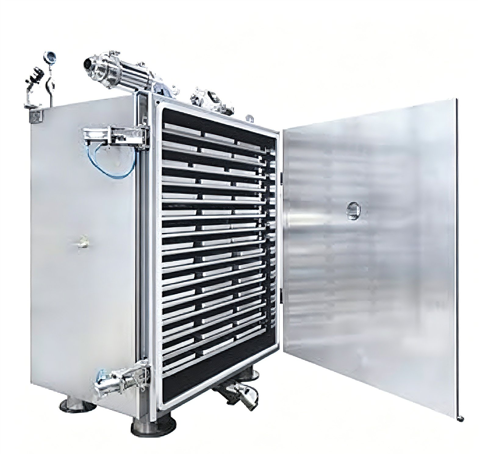 Vacuum Tray Dryer with internal shelves