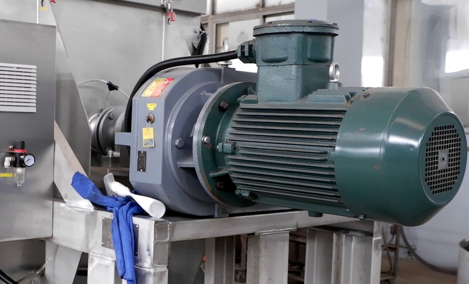 Variable speed drive motor setup