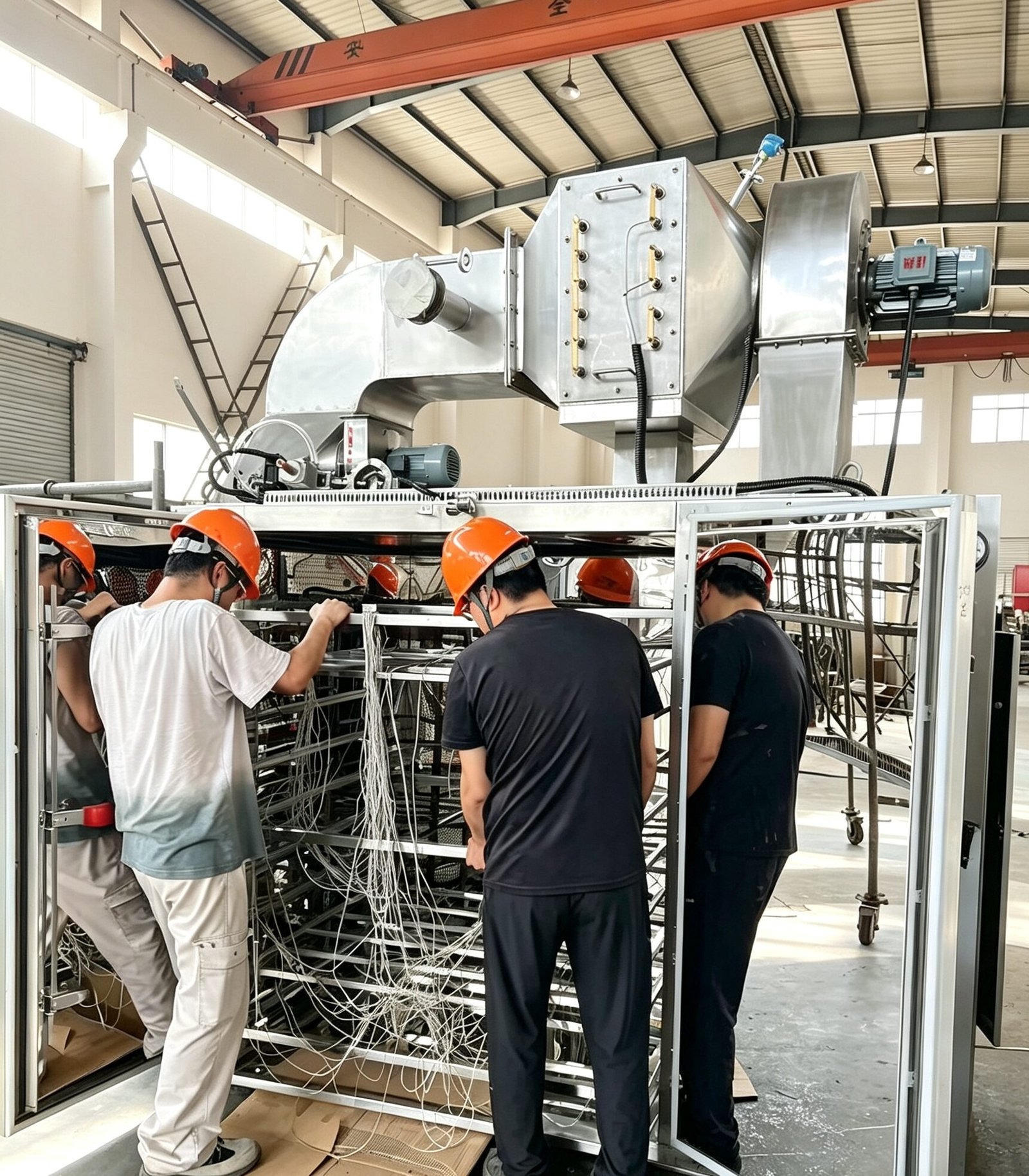 JEXDRY factory and engineering team