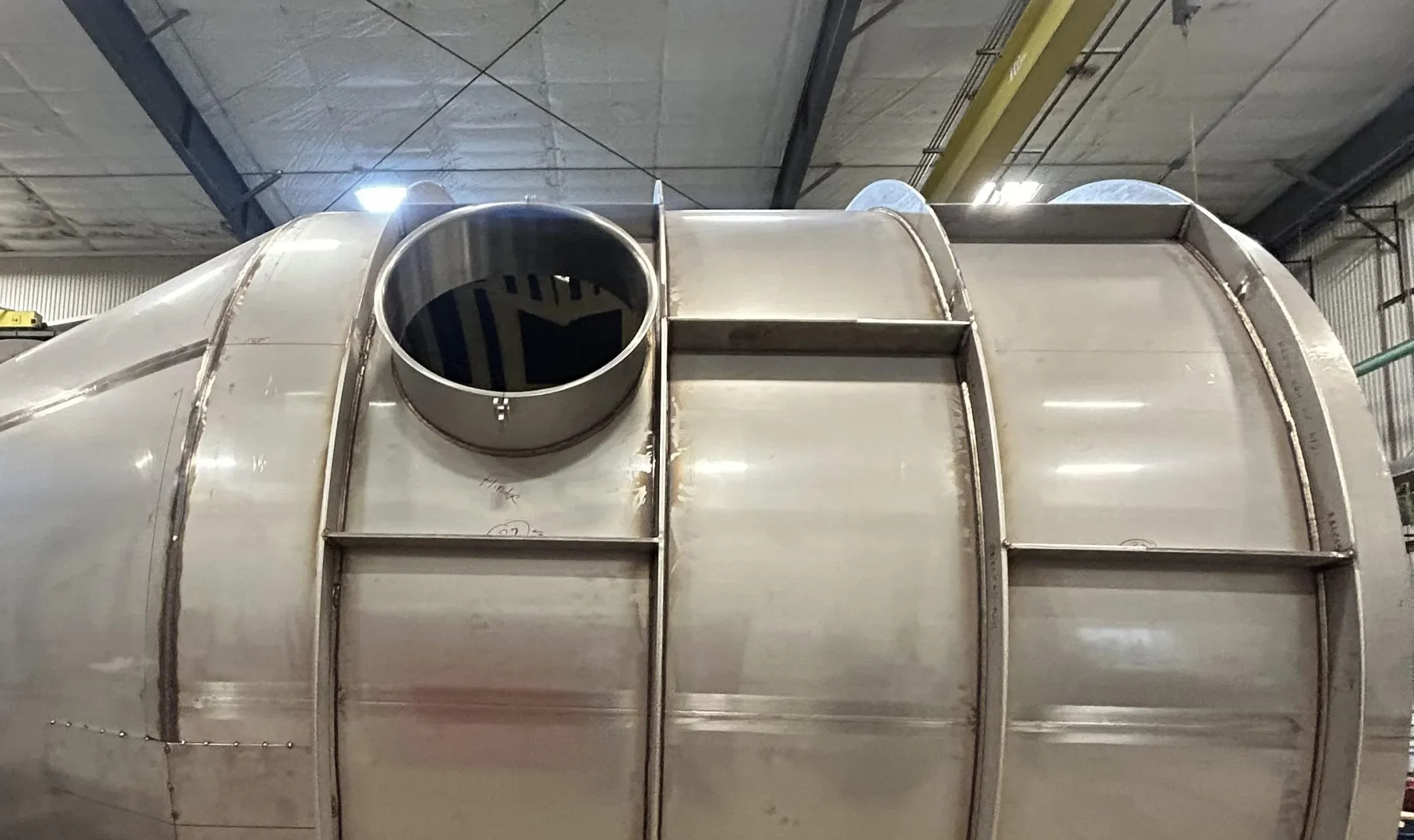 Bag filter exhaust system