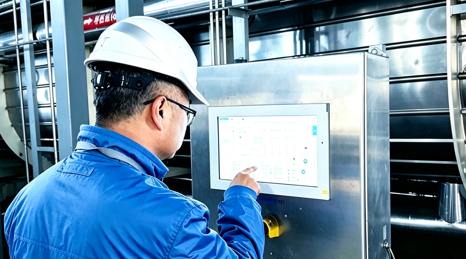 Heat transfer monitoring on industrial dryer