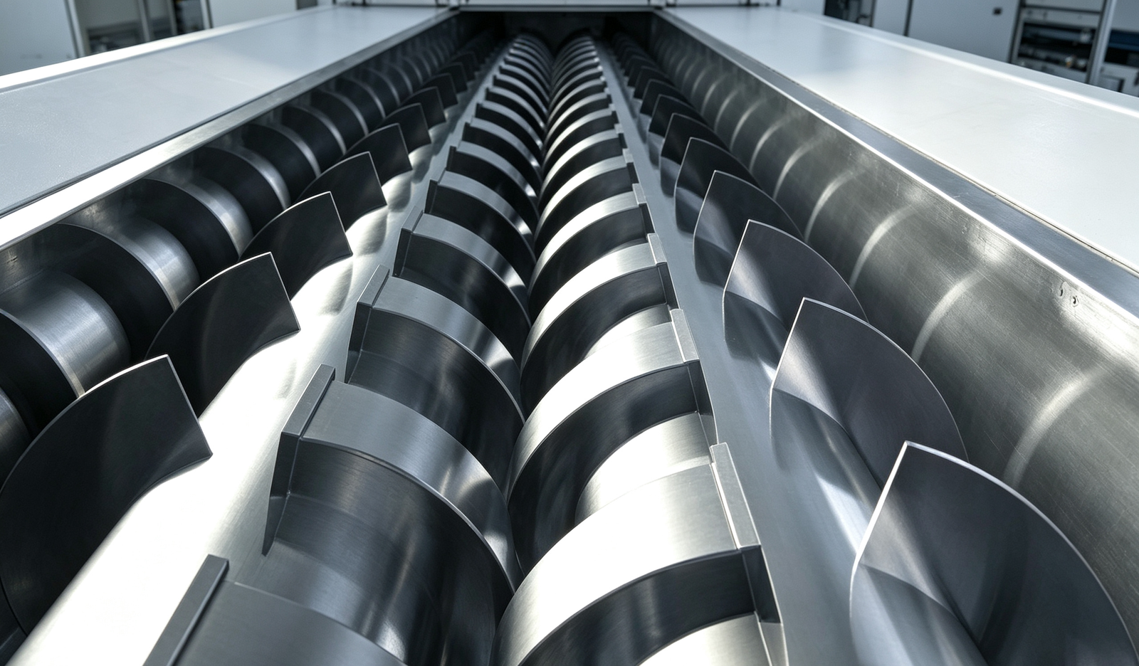 Stainless steel paddle dryer shafts resisting corrosion
