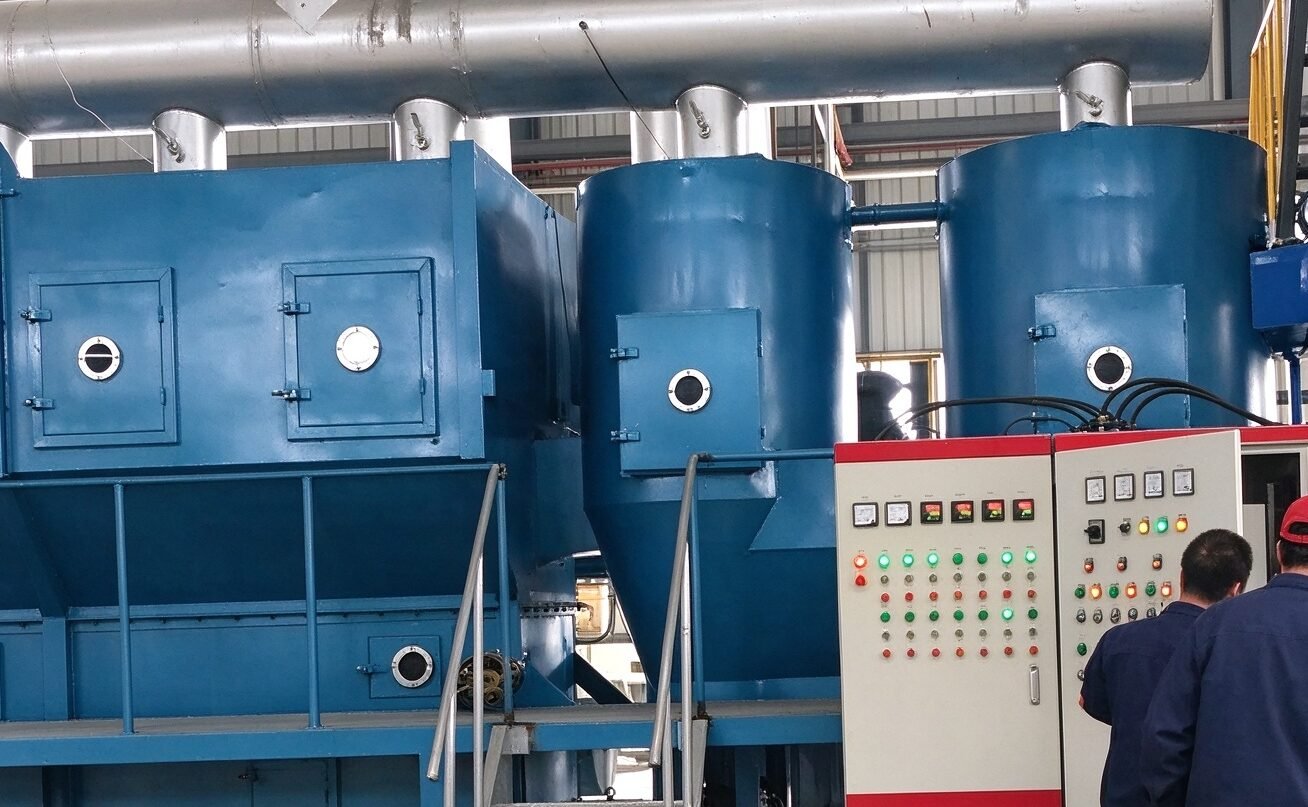 Drying system installation on site
