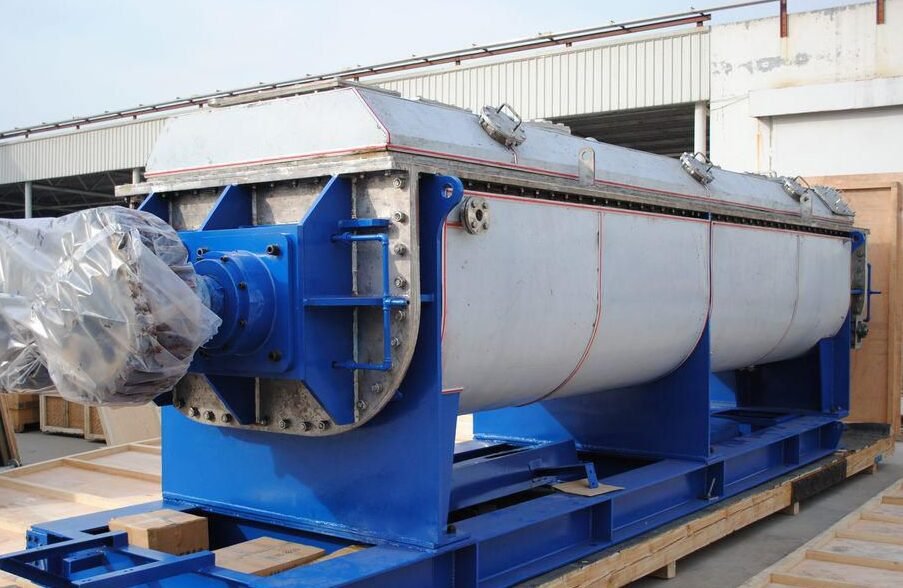 Paddle dryer working principle