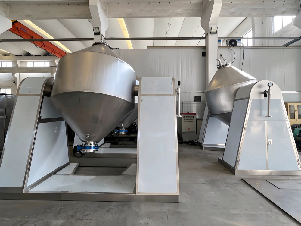 Double Cone Vacuum Dryer for heat-sensitive materials